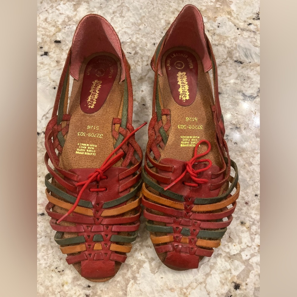 Woodbridge woven flats- vintage!